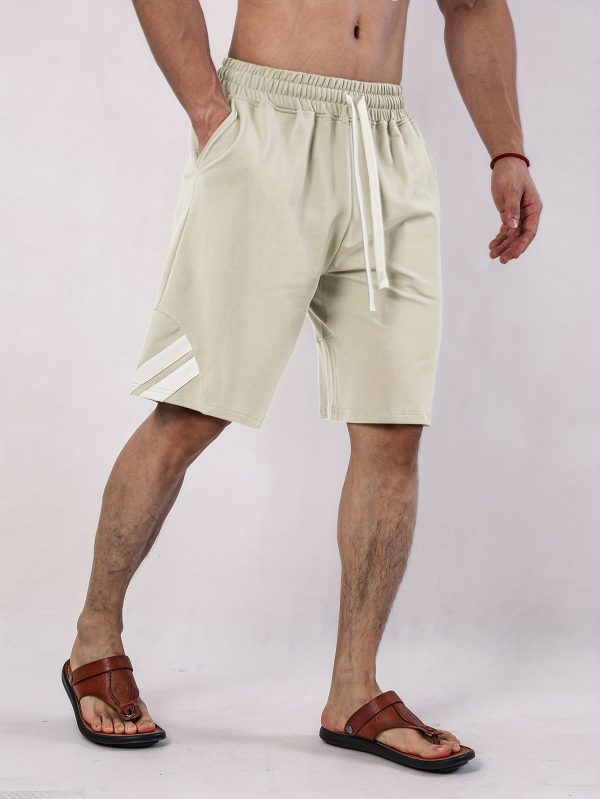 Men's Athletic Shorts - Breathable, Moisture-Wicking Polyester with Pockets for Running & Fitness